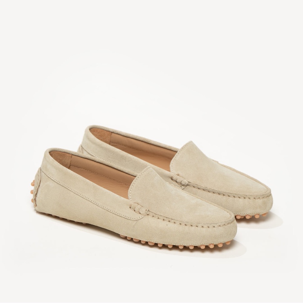 M. Gemi The felix Beige‎ Suede Loafers for Women size 38